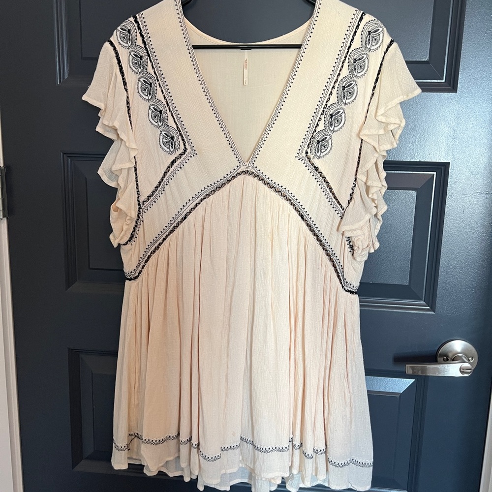 Free People Embroidered Tunic